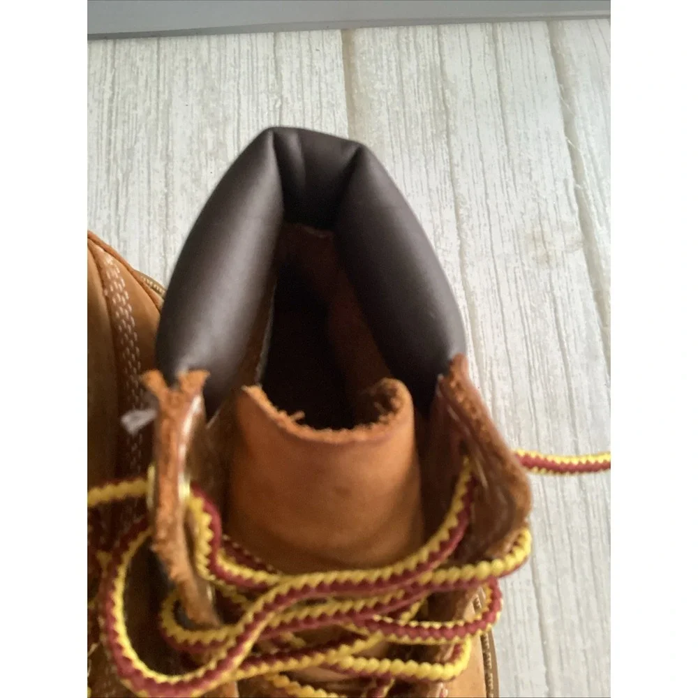 Timberland Toddler Nubuck Leather Lug Sole Lace Up Ankle Boots Brown Size 5 M US